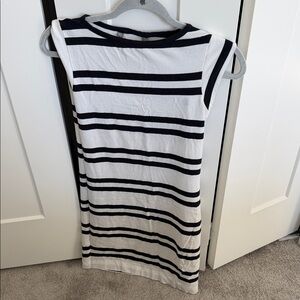 French Connection Monochrome Striped mini dresss